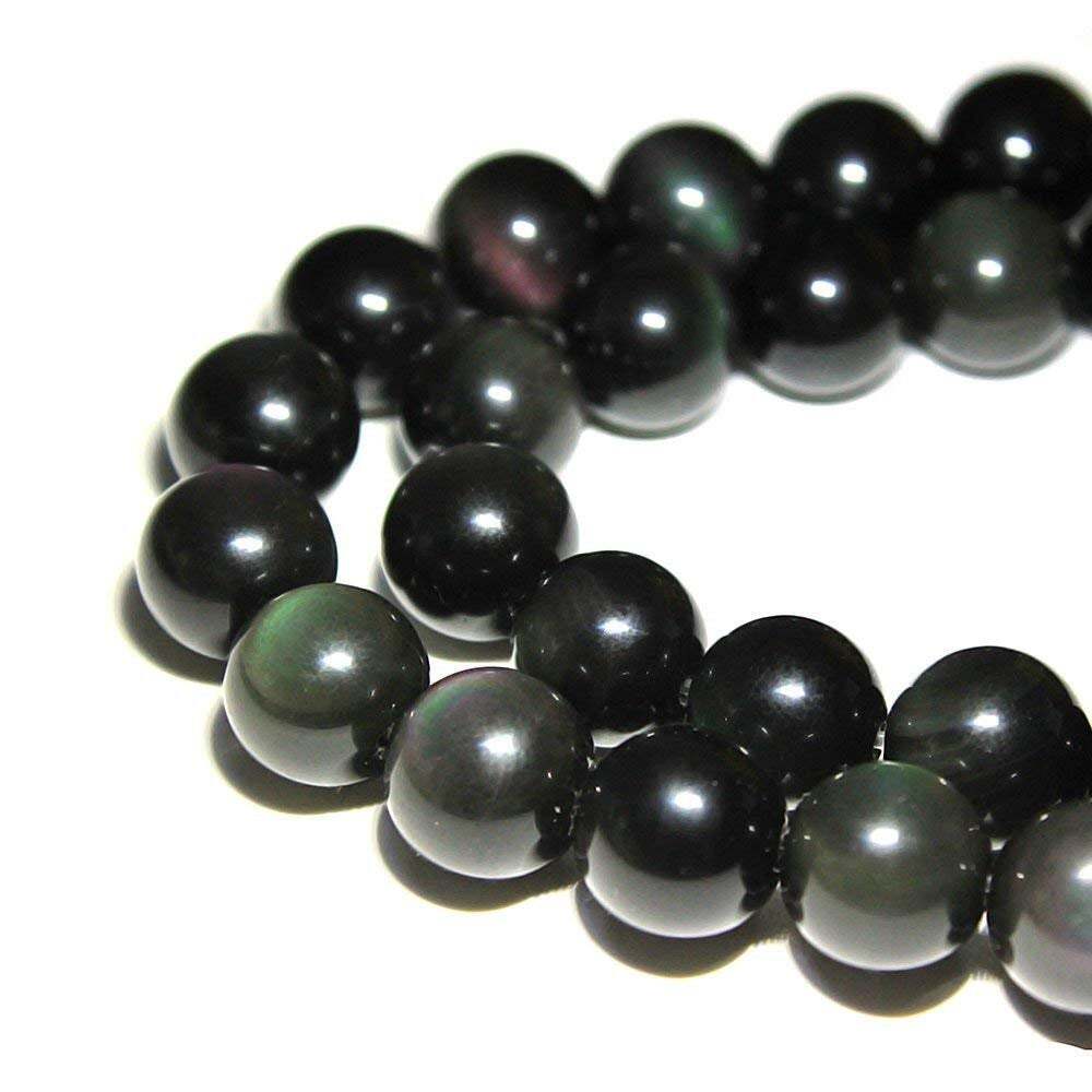 Rainbow Obsidian Smooth Round Beads 4mm 6mm 8mm 10mm 12mm 15.5\