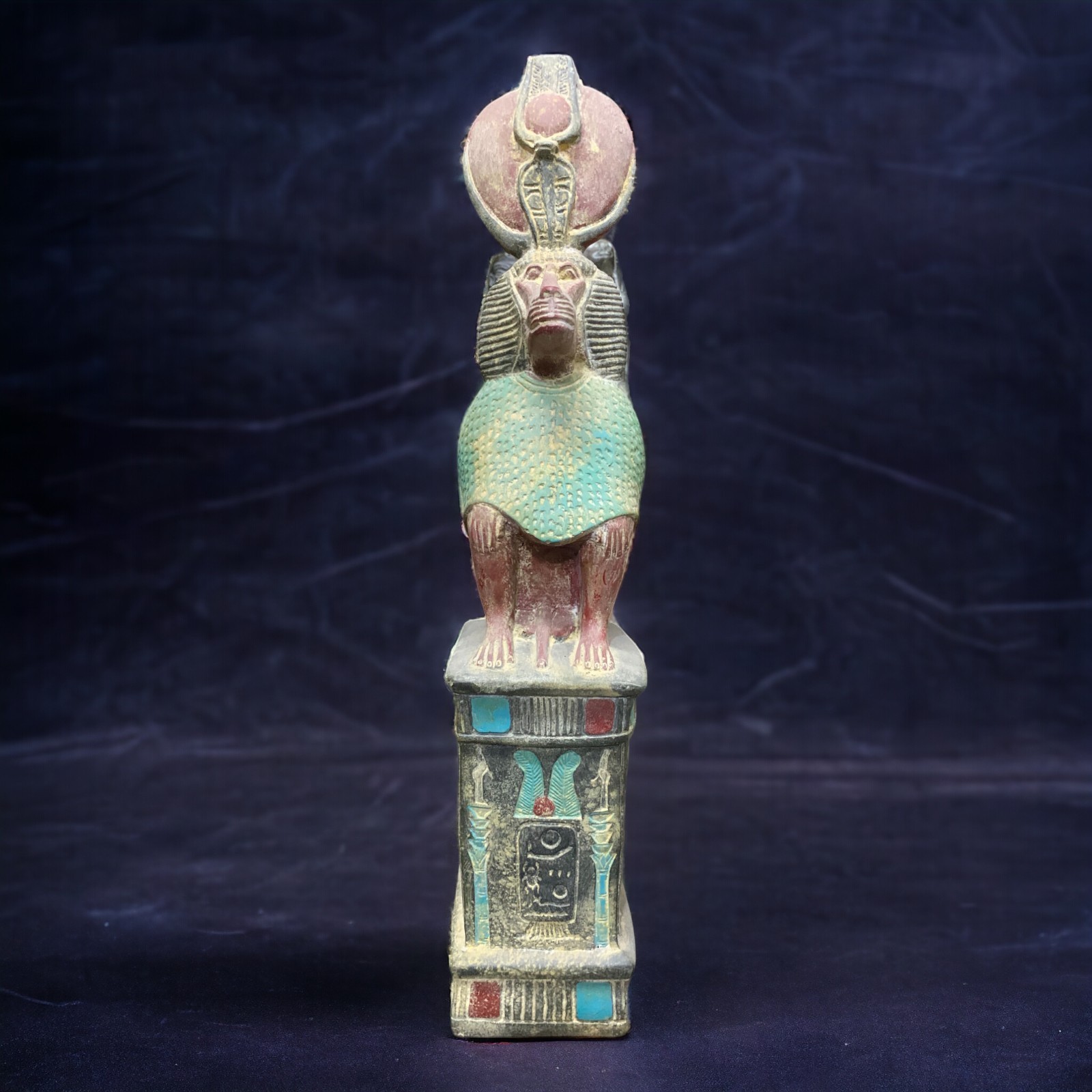 Ancient Egyptian Antiquities Statue Baboon Rare Pharaonic Unique Egyptian BC