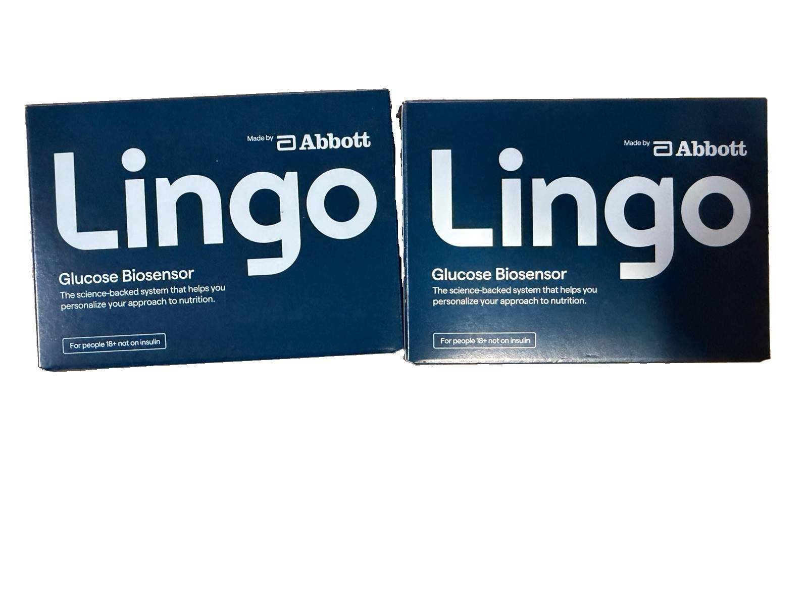 Set of 2 Lingo Continuous Glucose Biosensor Monitor (CGM) Exp: 10/31/2026 Set of 2 Lingo Continuous Glucose Biosensor Monitor (CGM) Exp: 10/31/2026