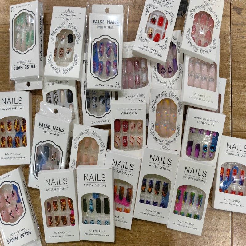 Wholesale 144-360Pcs Press On Nails Mixed Full Cover False Nail for Salon Resale