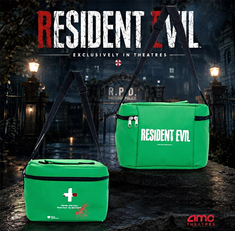 Resident Evil AMC Theatres Exclusive Green Promotional Bag (Brand New, Sealed) Resident Evil AMC Theatres Exclusive Green Promotional Bag (Brand New, Sealed)