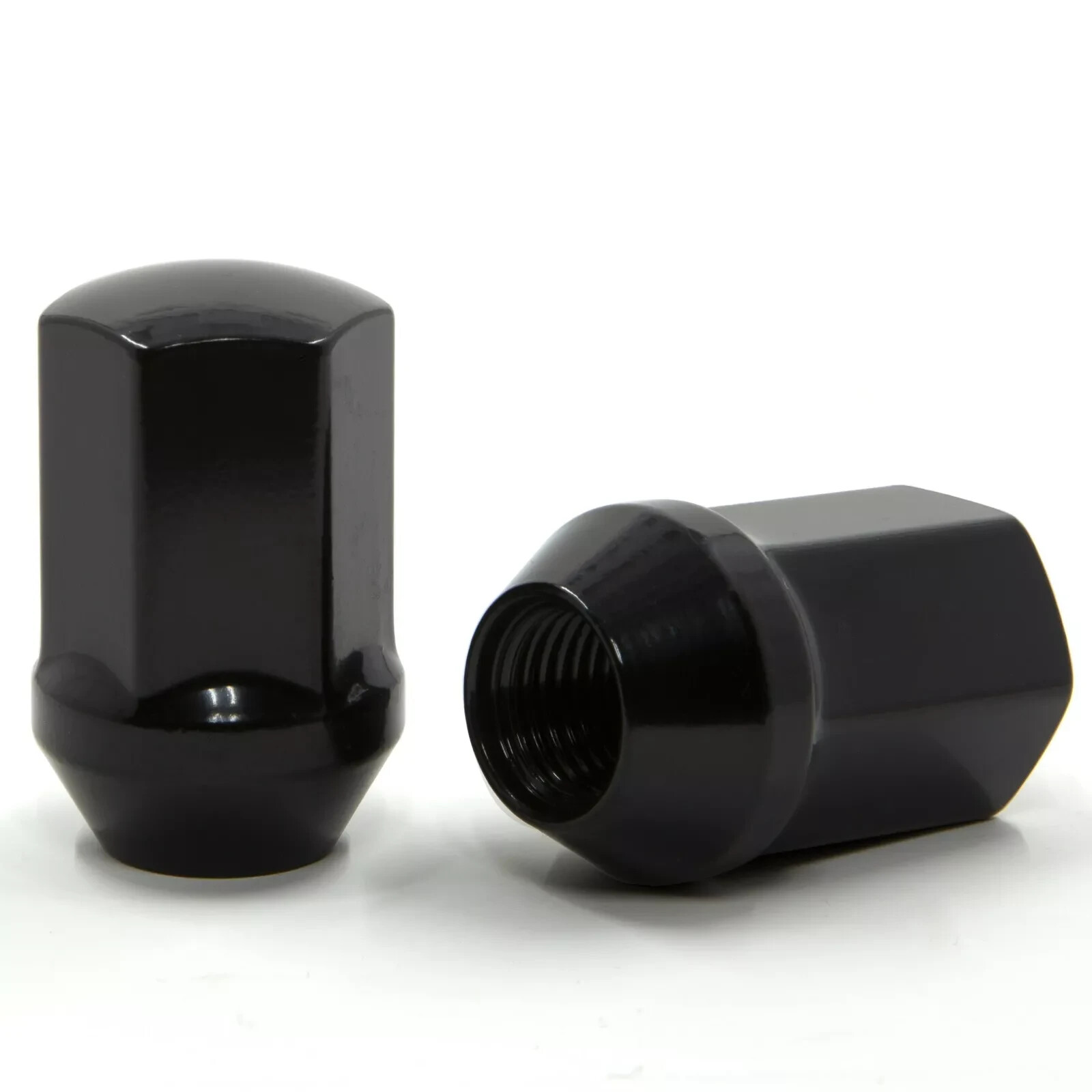 24 Pieces Original Style Black Lug Nuts 14x1.5 fits GM Vehicles