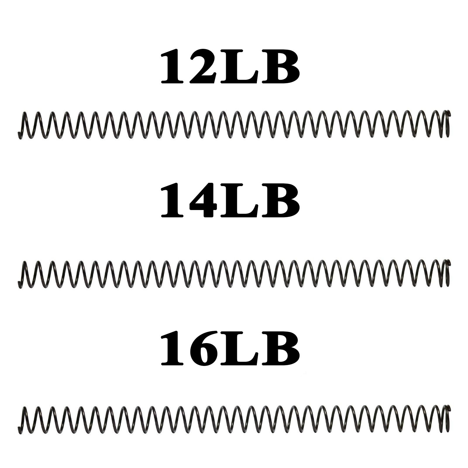 1911 lot 3X recoil spring kit, government size, 12LB, 14LB, 16LB recoil springs 1911 lot 3X recoil spring kit, government size, 12LB, 14LB, 16LB recoil springs