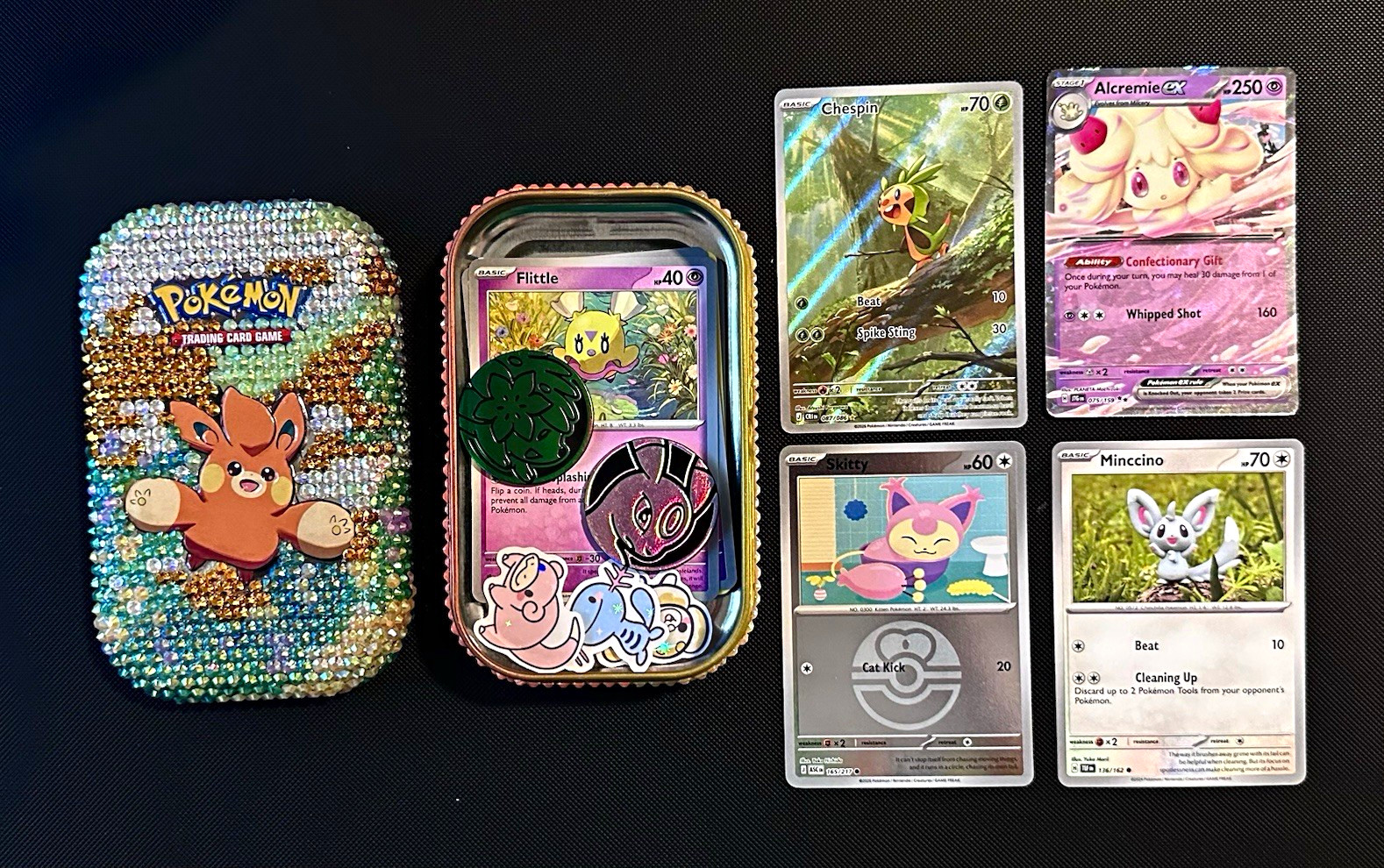 ⭐️ONE-OF-A-KIND TCG Pokemon Tin~Cute~Curated Lot of 10 &more⭐️ NM IR EX SEE DESC