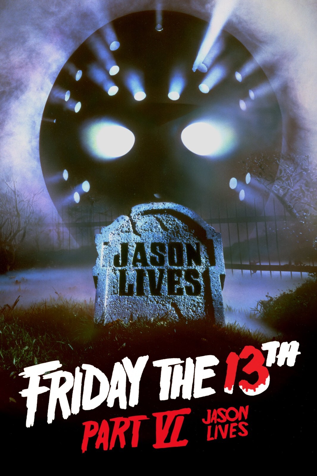 1986 Friday The 13th Part 6 Jason Lives Movie Poster 11X17 Crystal Lake Voorhees