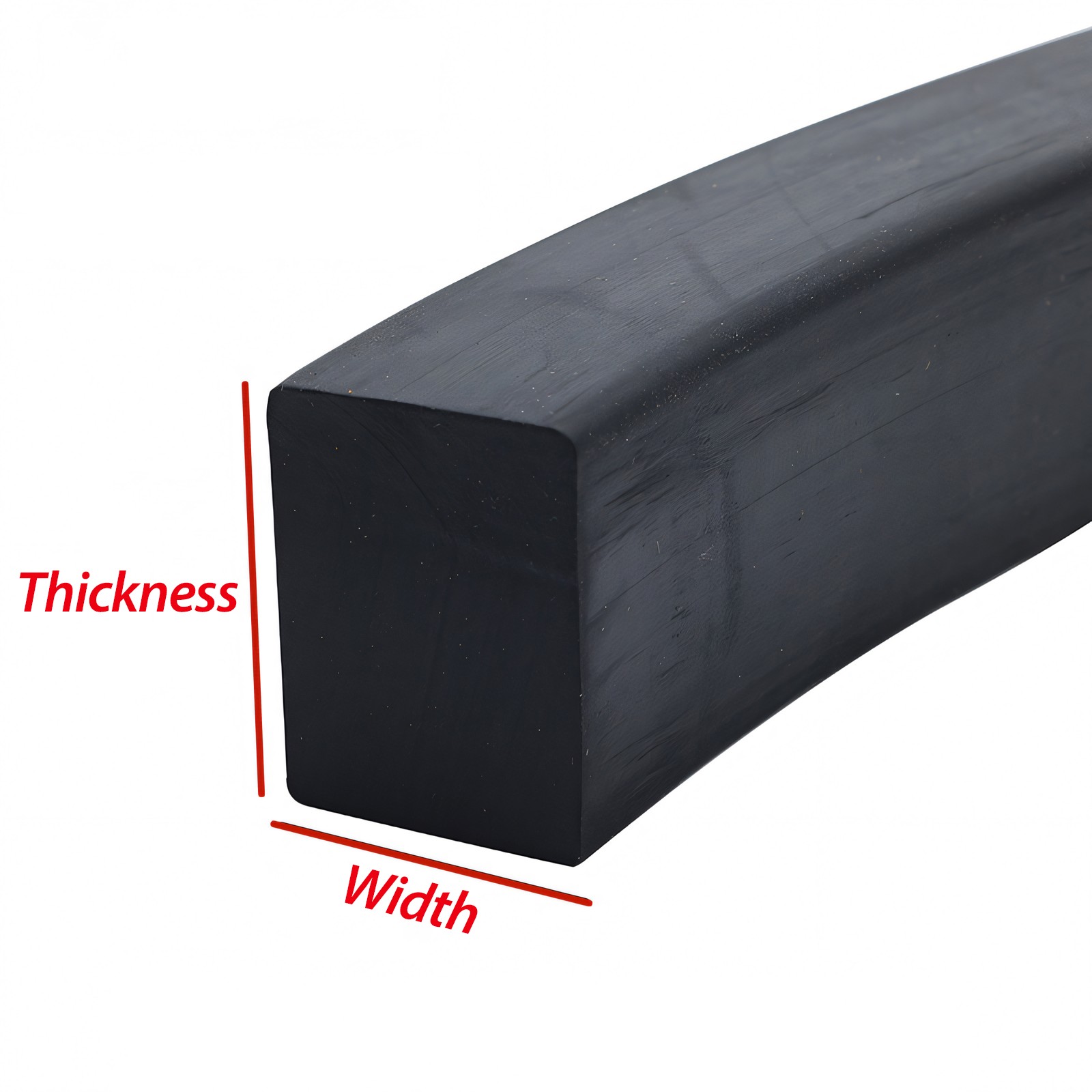 Solid Nitrile NBR Rubber Strip - Various sizes & Thicknesses - 3mm to 70mm Solid Nitrile NBR Rubber Strip - Various sizes & Thicknesses - 3mm to 70mm