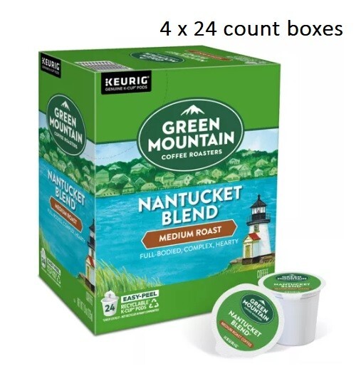 Green Mountain Nantucket Blend Coffee, Medium Roast, 96ct. 