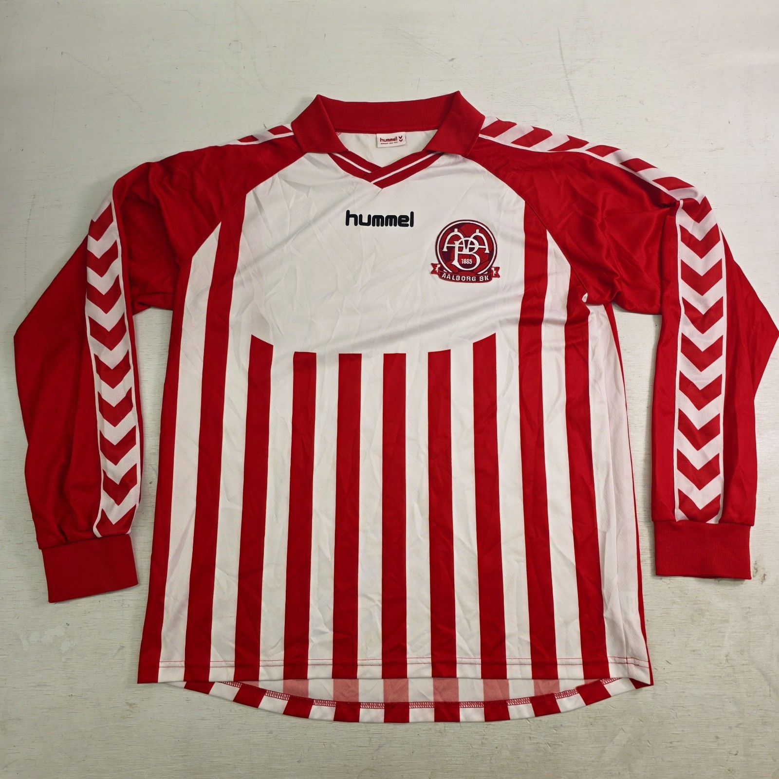 Aalborg BK Jersey Home Football Shirt 2006 - 2009 Multicolor Hummel Men\'s XL EUC Aalborg BK Jersey Home Football Shirt 2006 - 2009 Multicolor Hummel Men\'s XL EUC