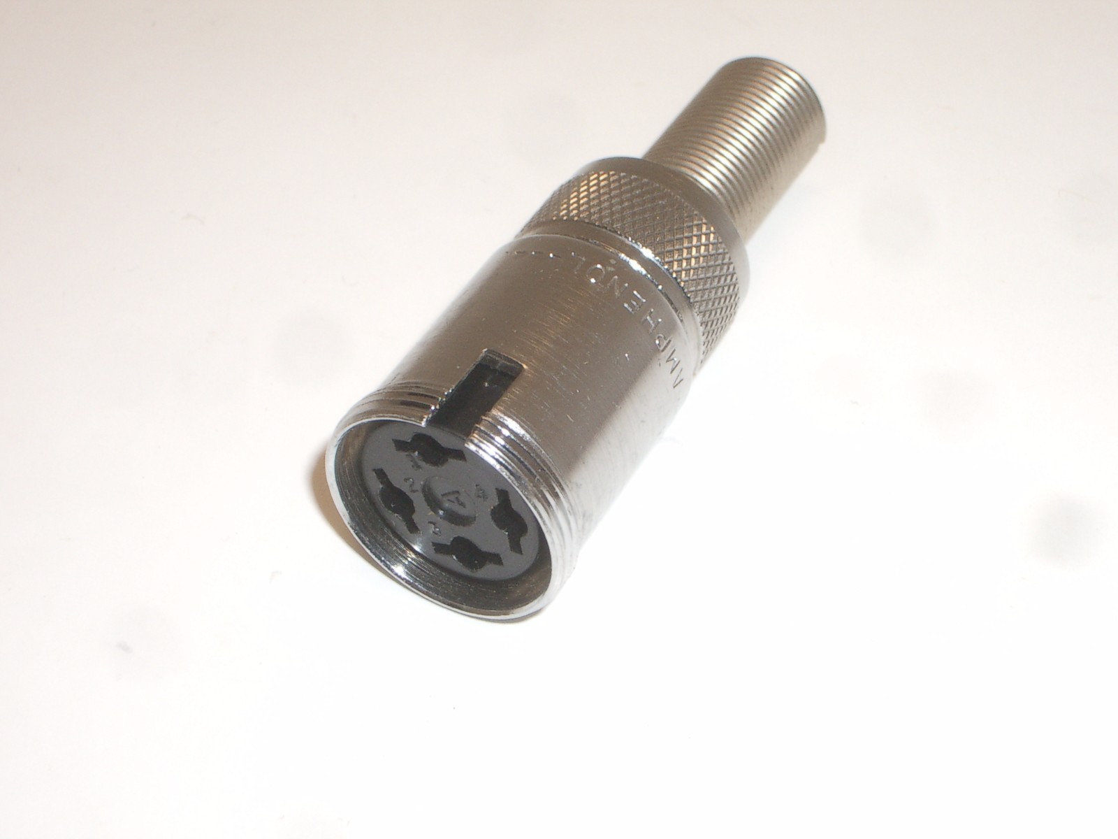 AMPHENOL 91-MC4F 4 PIN MICROPHONE JACK CONNECTOR SOCKET (MATES TO 91-MC4M)