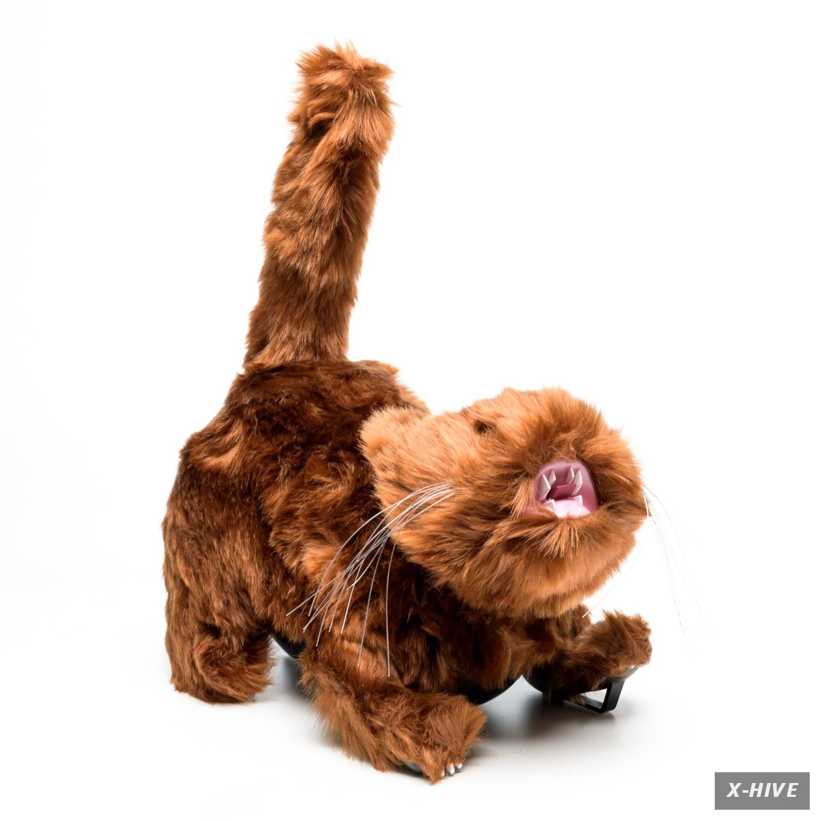 Gull-Cat Bird Deterrent Cat Decoy Device Brown