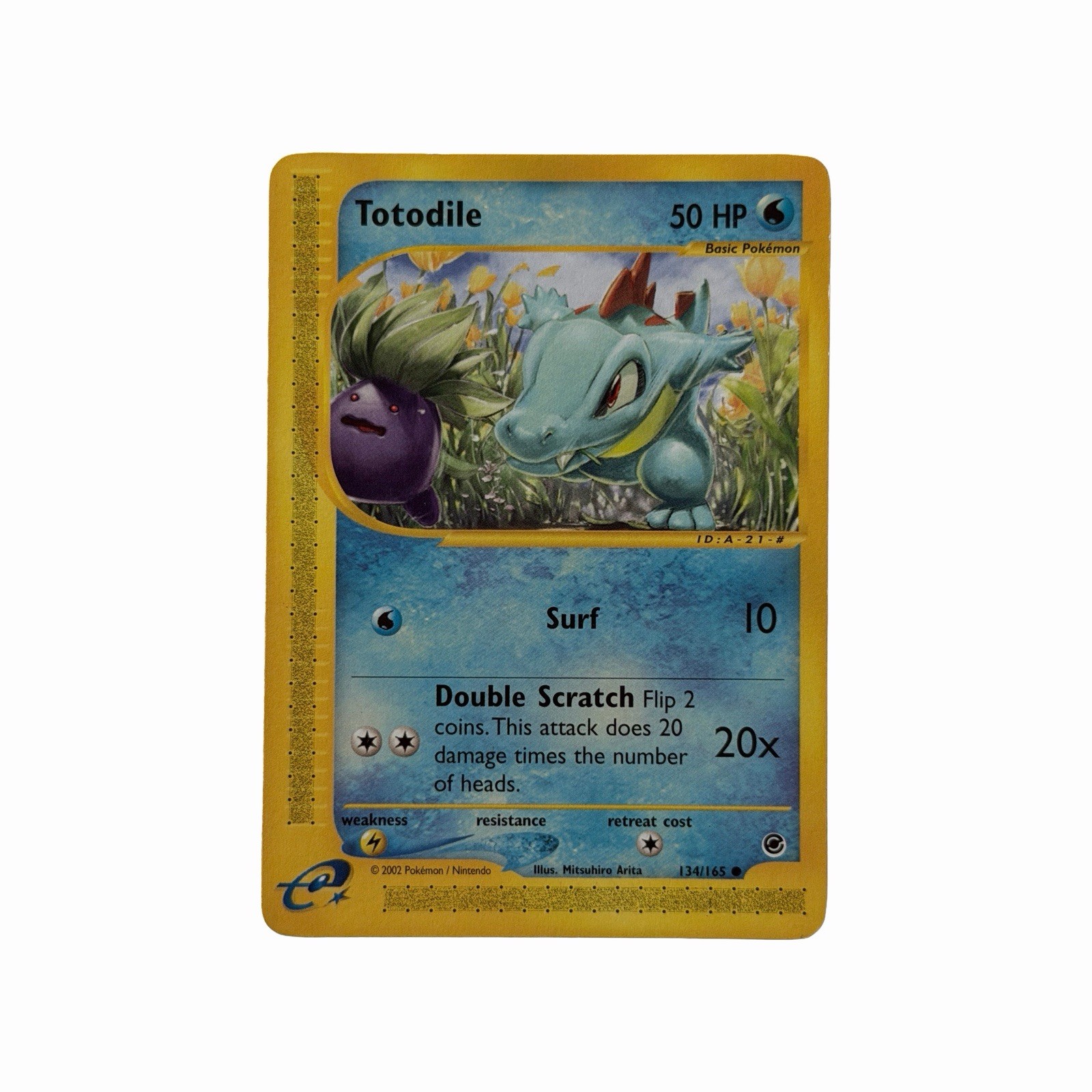 Pokemon TCG - Totodile - 134/165 EReader - Expedition ~LP