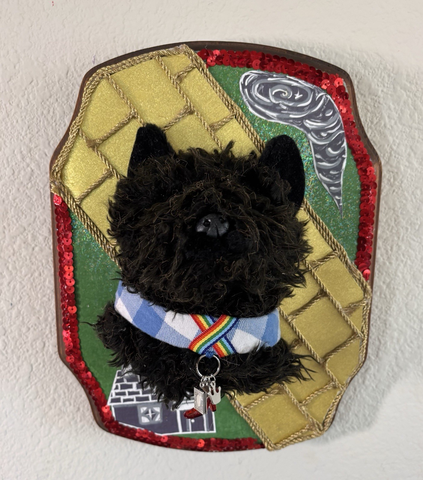 OOAK Handcrafted Upcycled Whimsical Faux Taxidermy Wizard Of  Oz theme Toto
