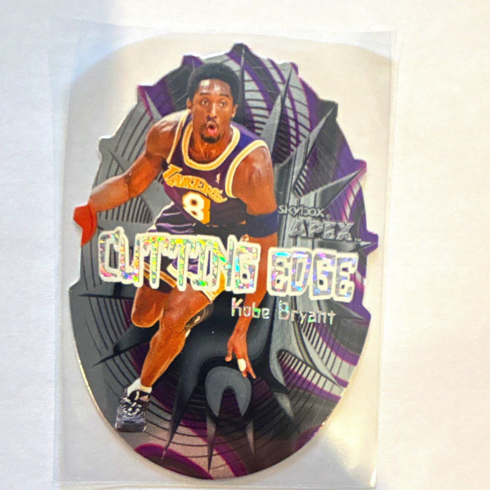 Kobe Bryant 1999-00 SkyBox Apex Cutting Edge Kobe Bryant #5CE Die-Cut🔥🔥🔥