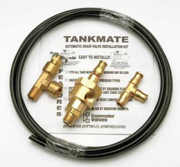 Conrader WV-1-KIT Auto Drain Valve, 1/4 In. NPT, 500 psi