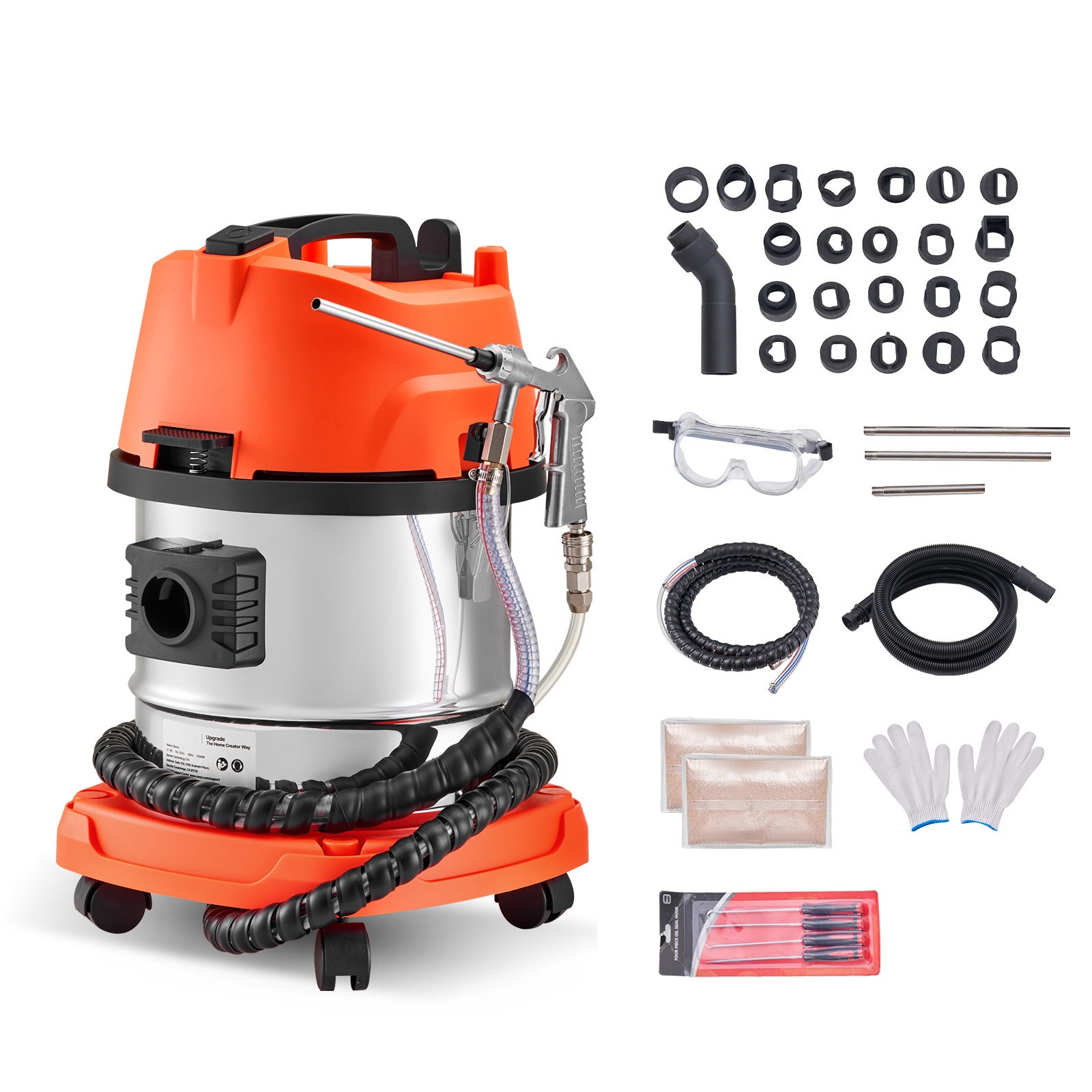 Uimoso 13L 1200W Engine Carbon Cleaning Tool with 23 Adapters
