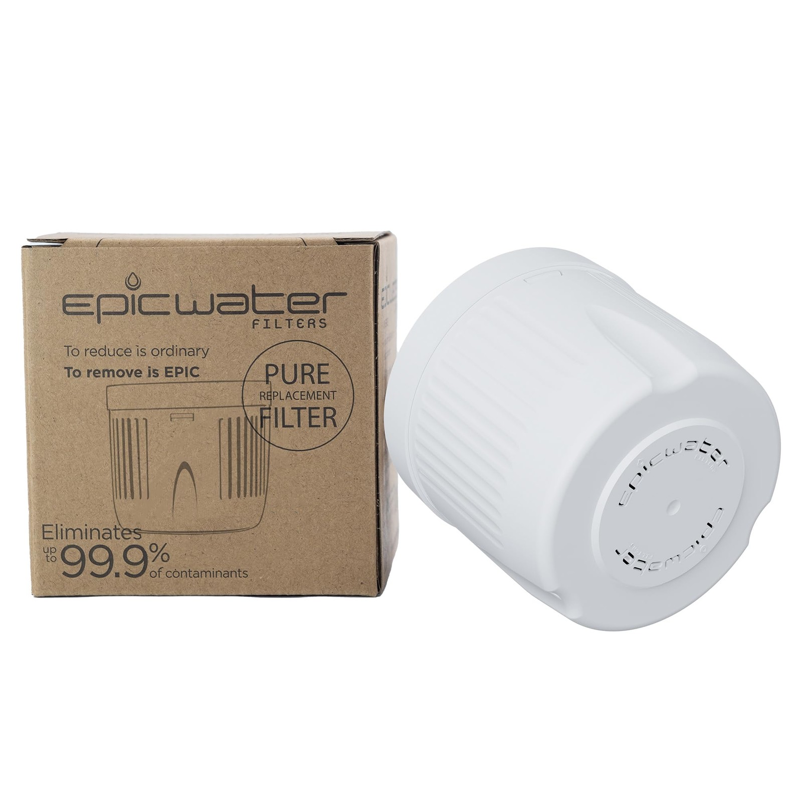 Epic Water Filters Pure REPLACEMENT Compatible 1 Count (Pack of 1), White