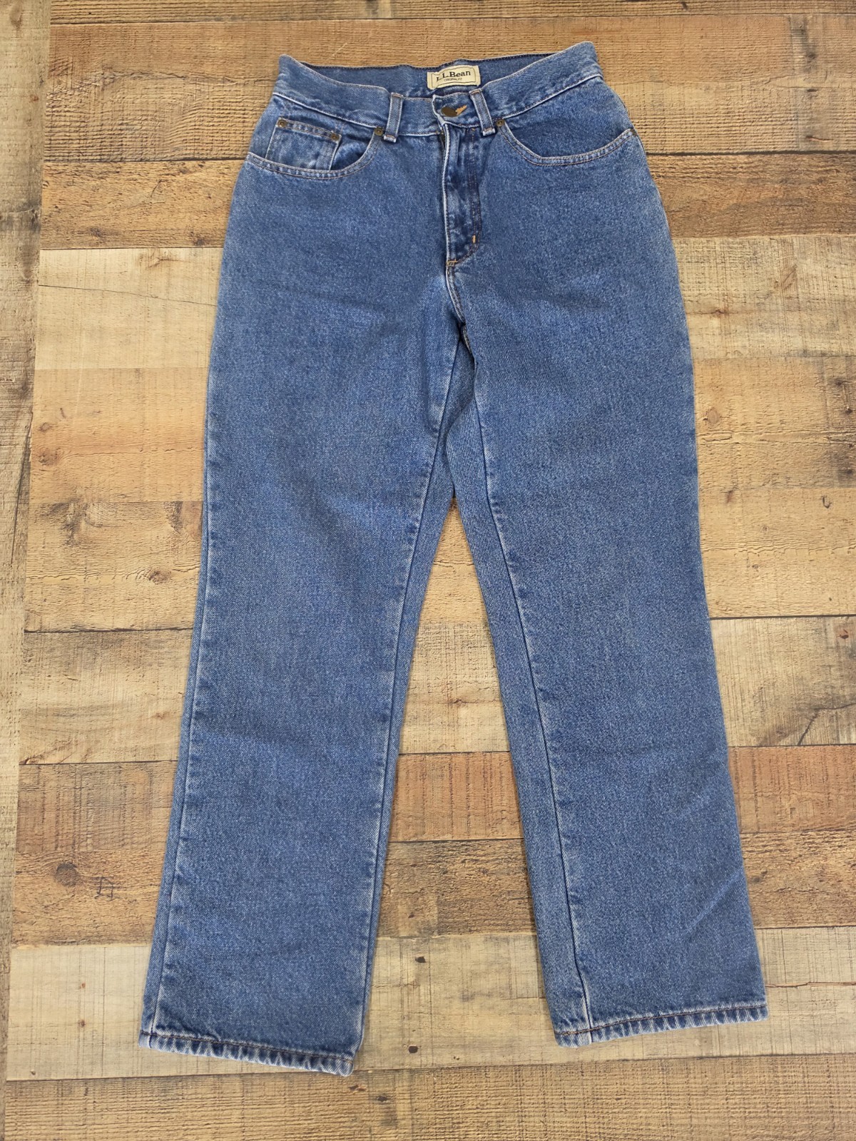 Vtg LL Bean Flannel Lined Jeans Womens Sz 4 Excellent Condition USA Made Vtg LL Bean Flannel Lined Jeans Womens Sz 4 Excellent Condition USA Made
