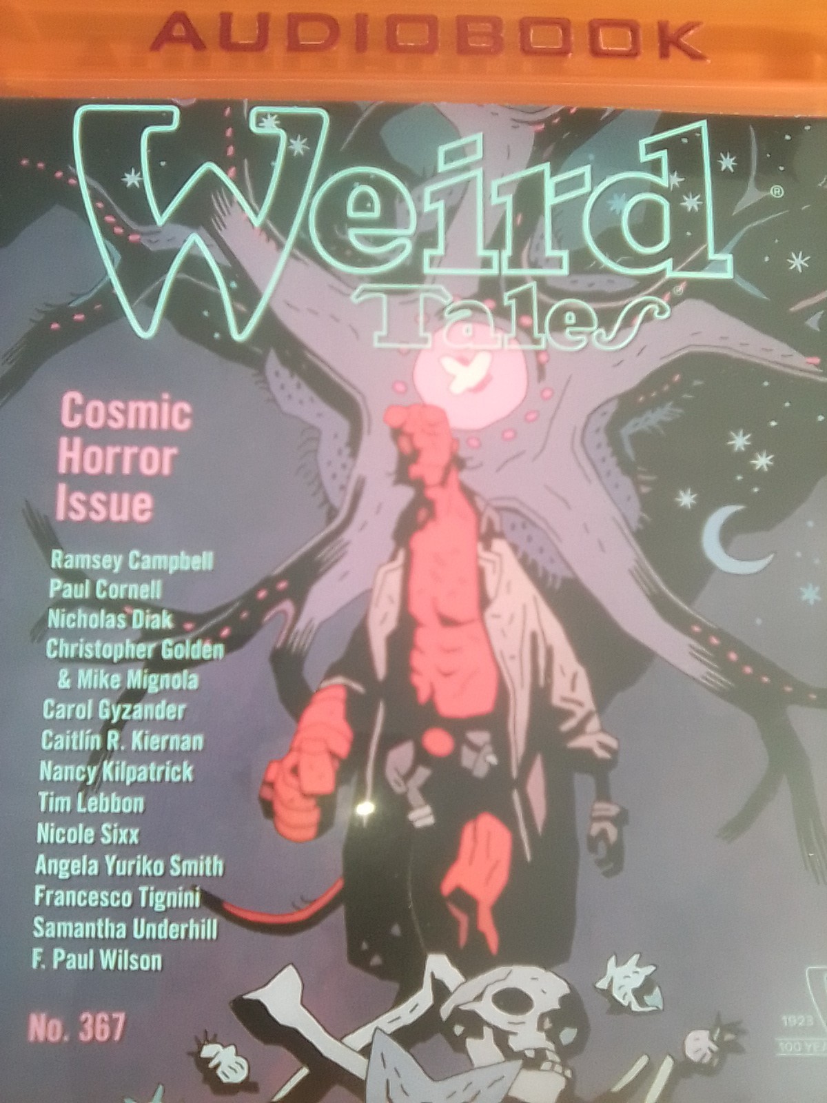 Weird Tales Magazine 367 Hellboy Audio Book Mike Mignola Cover Rare Weird Tales Magazine 367 Hellboy Audio Book Mike Mignola Cover Rare