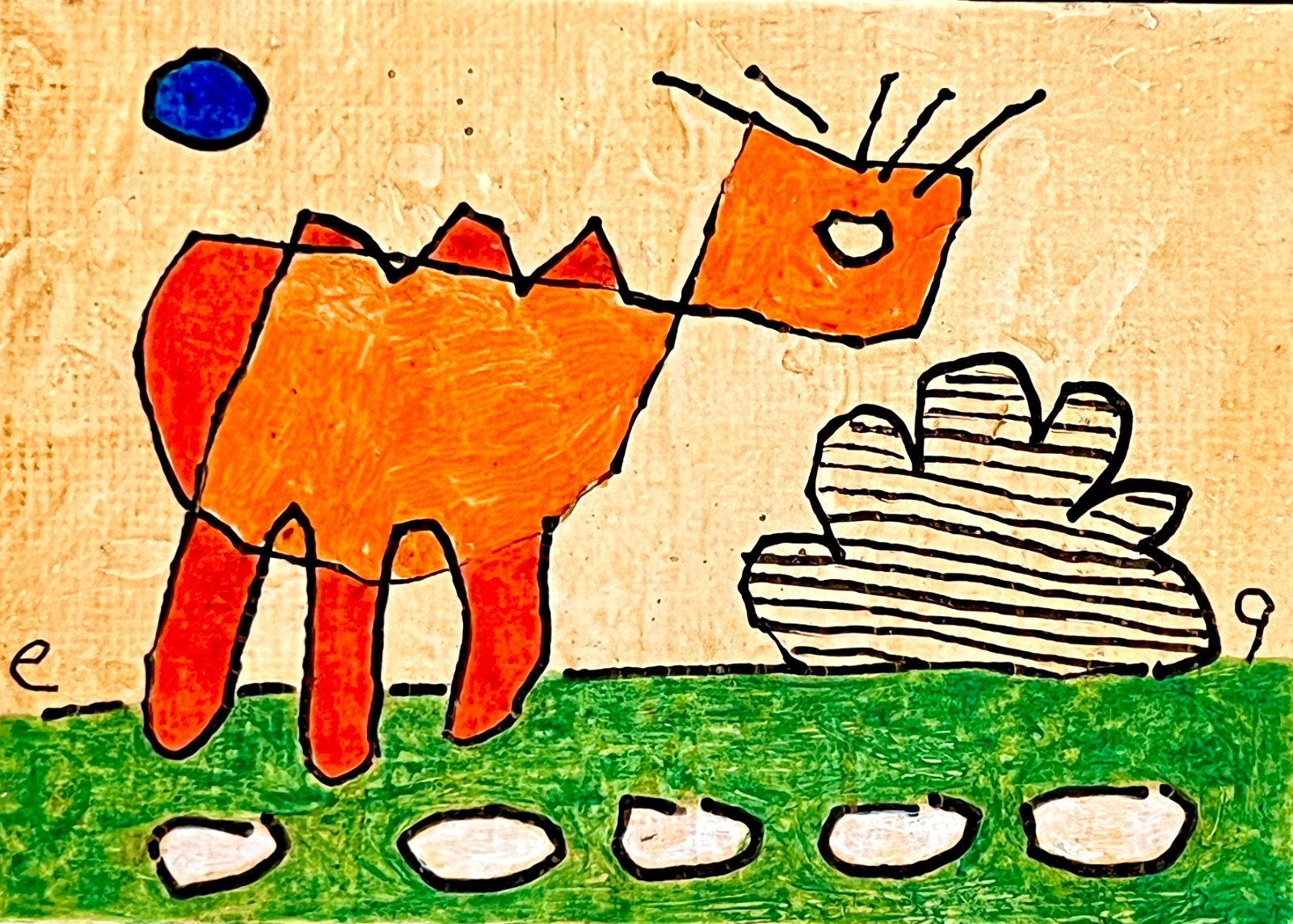 e9Art ACEO: she stood there with the tragic sincerity of someone who still ...