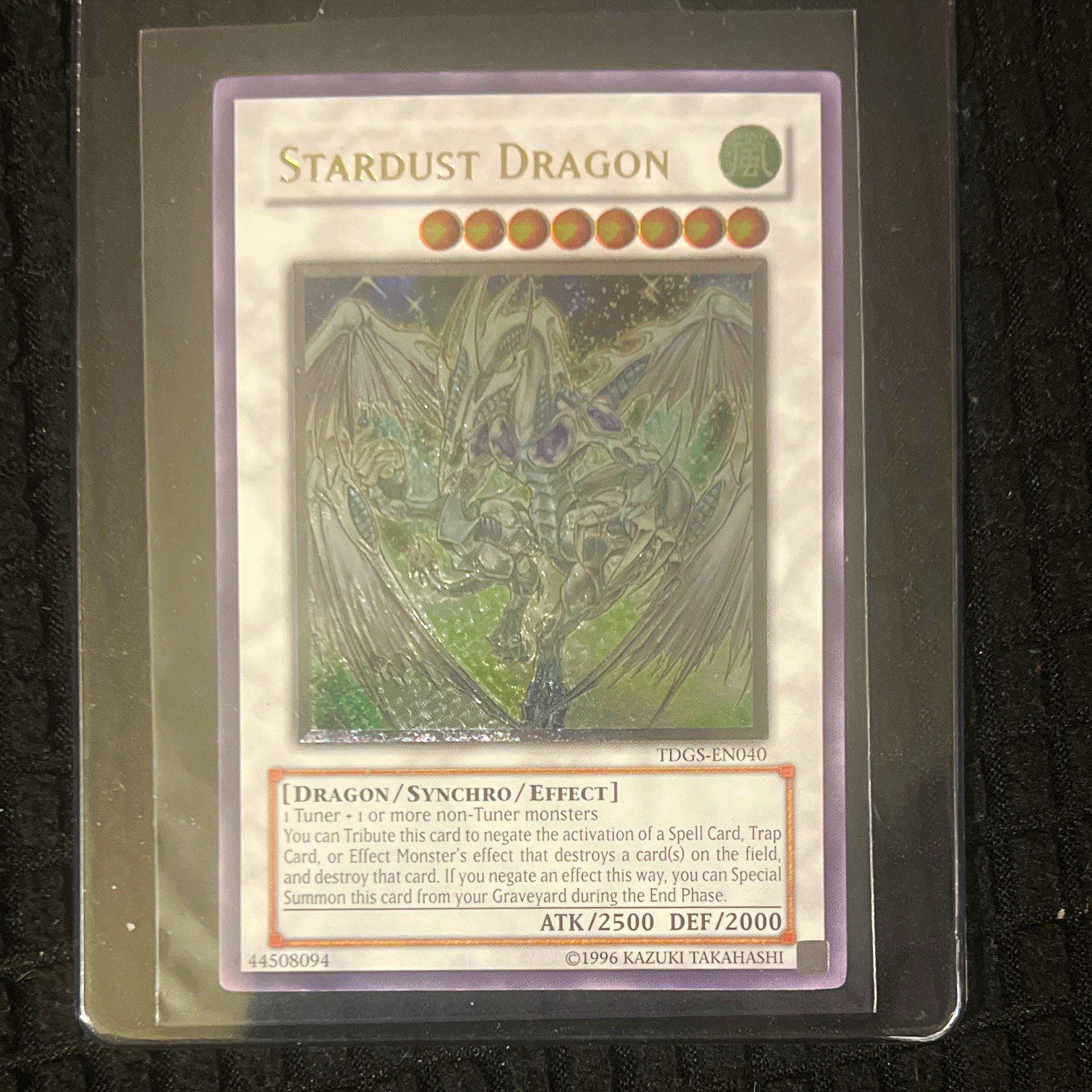 Yu-Gi-Oh Konami Stardust Dragon Ultimate Rare Foil TDGS-EN040 EN Yu-Gi-Oh Konami Stardust Dragon Ultimate Rare Foil TDGS-EN040 EN