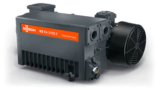 Busch R5 RA 0100 F Rotary Vane Vacuum Pump – 5HP – 3PH – 60 Hz