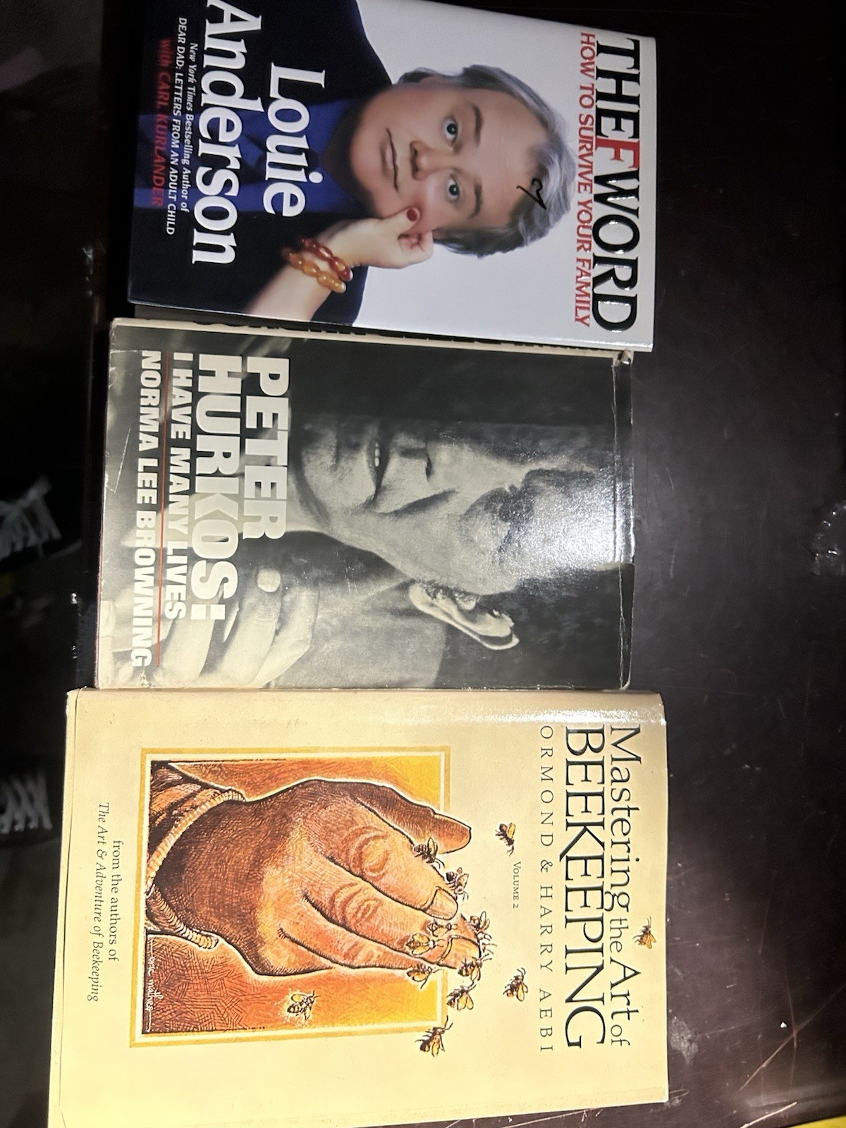 Vintage Signed Books Louie Anderson Norma Browning Beekeeping 1st Editions