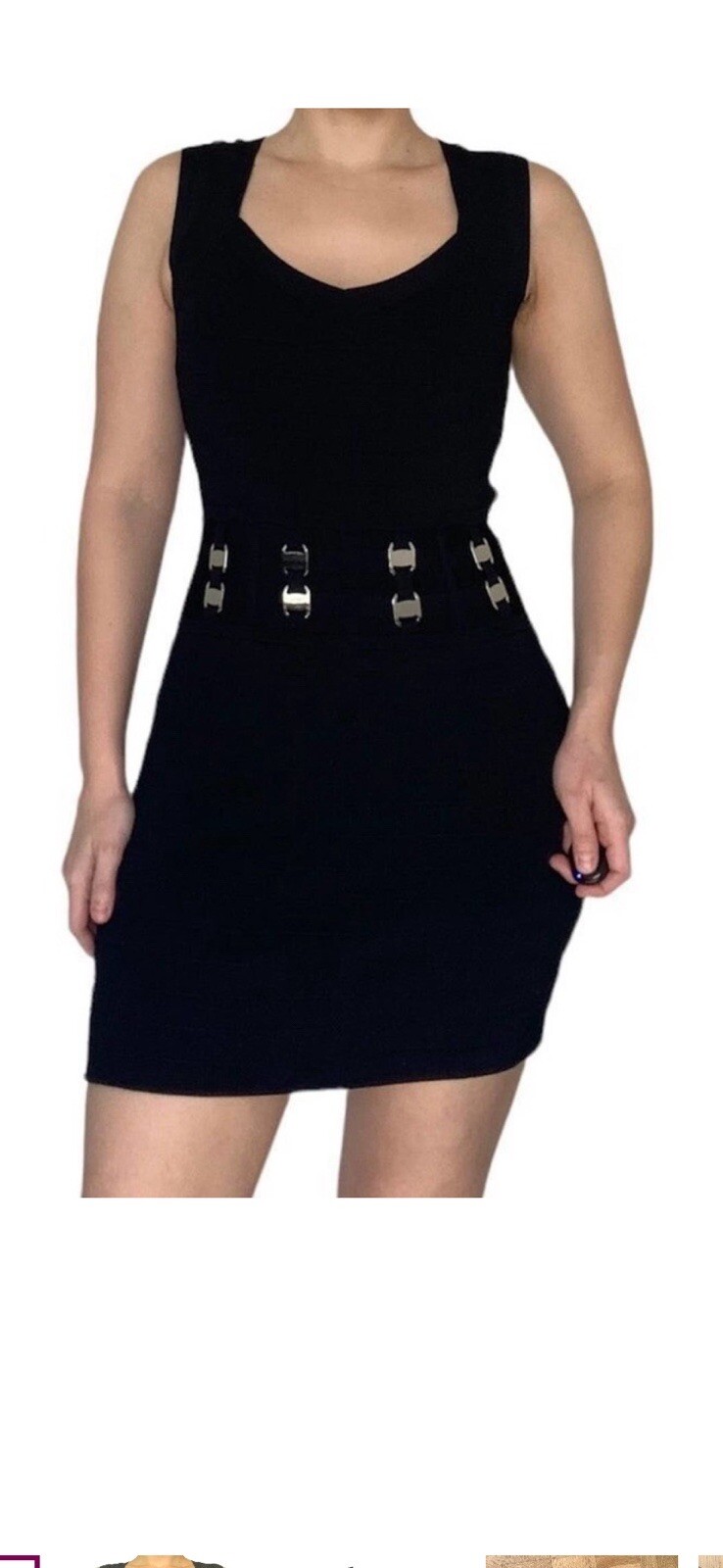 Cache Beautiful Black Sweetheart dress size M