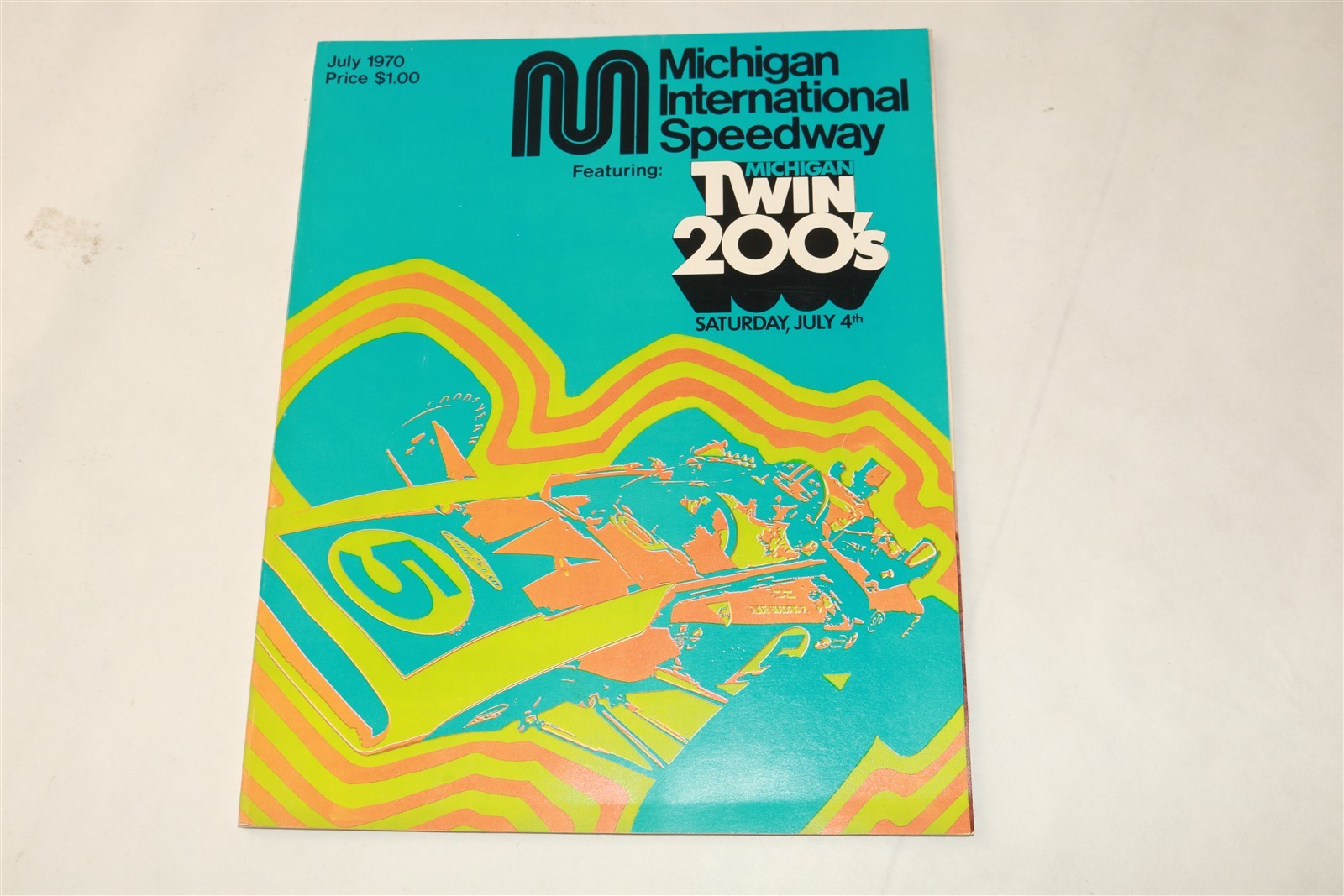 MICHIGAN INTERNATIONAL SPEEDWAY - 1970 Twin 200\'s Souvenir Program