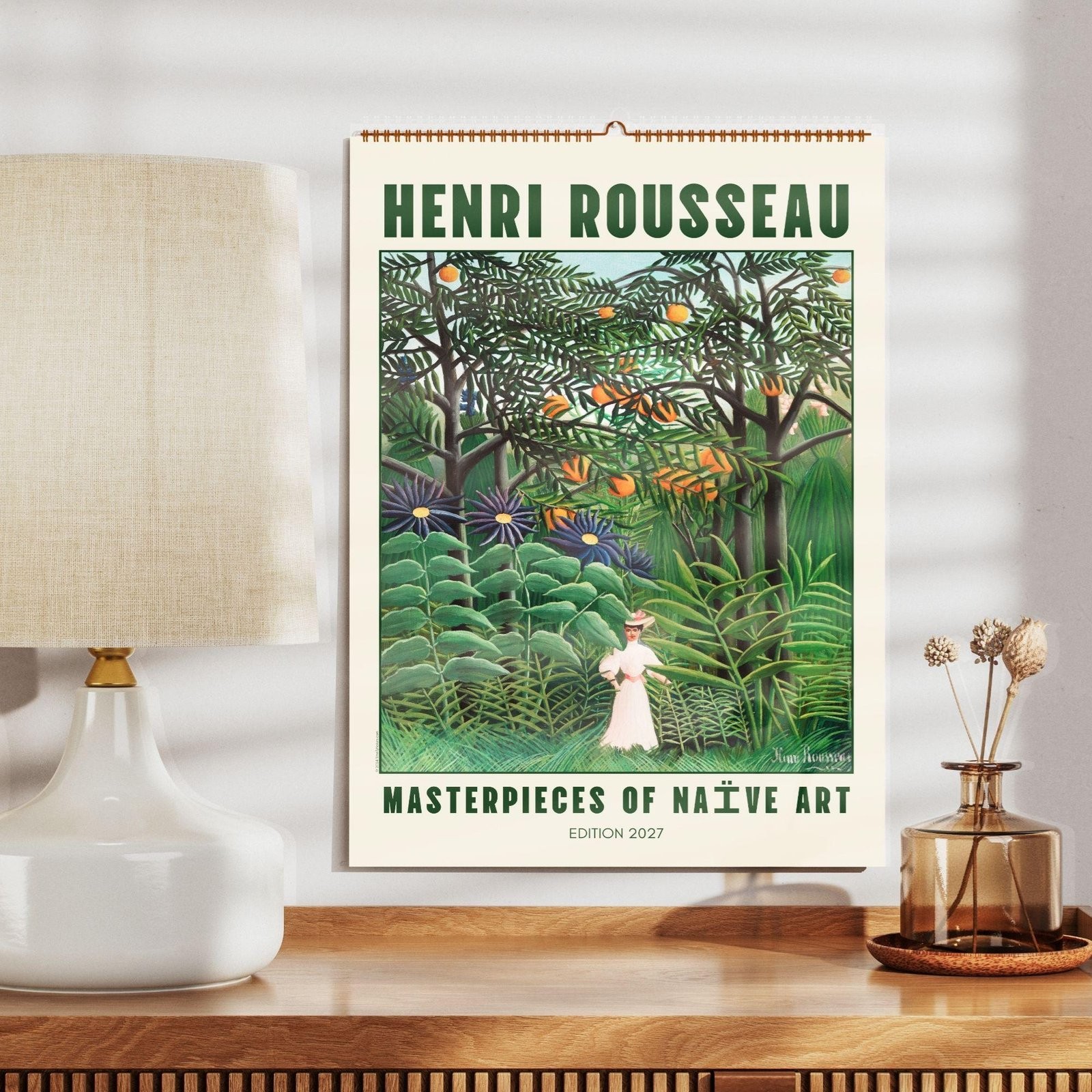 2027 Henri Rousseau Wall Calendar – Jungle & Naive Art Gift, 11x16.5\ 2027 Henri Rousseau Wall Calendar – Jungle & Naive Art Gift, 11x16.5\