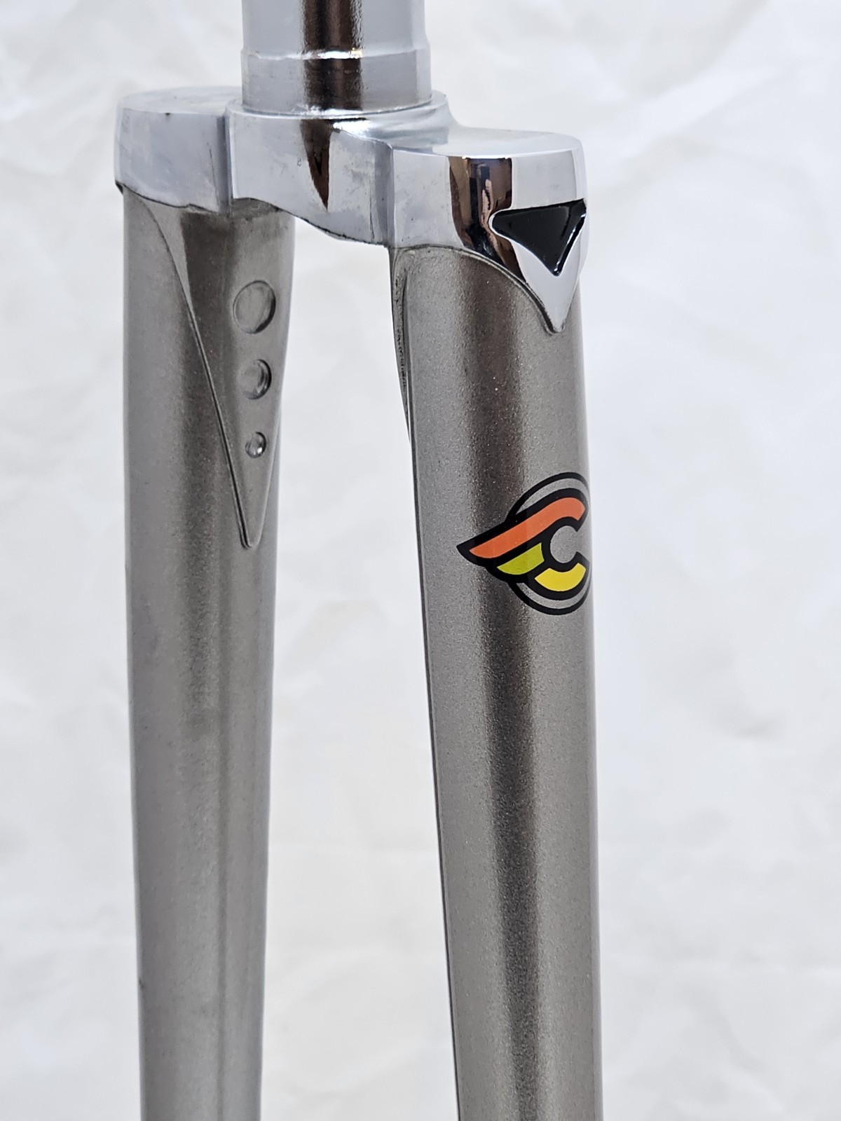 Cinelli Supercorsa Columbus Steel Fork Grey/Chrome 1\
