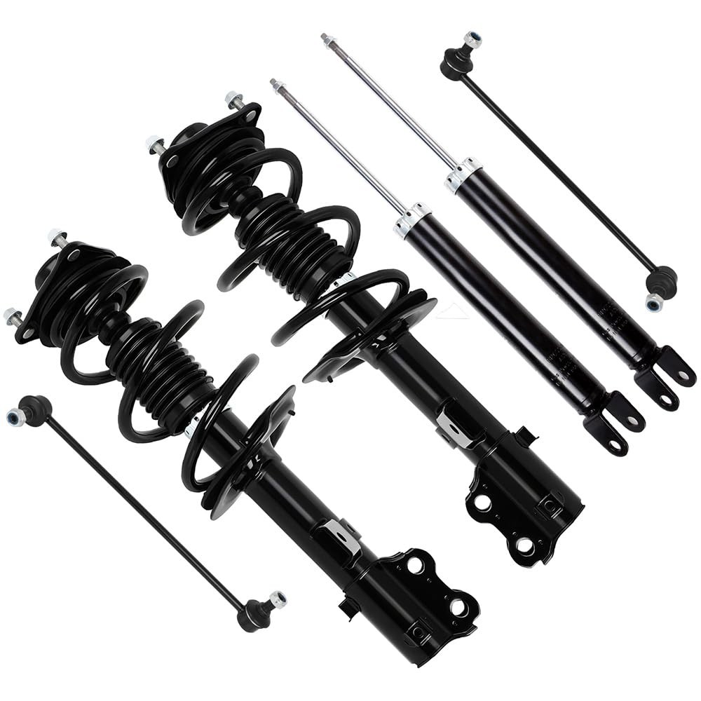 6pc Front Rear Struts Shocks Kit 2011 2012 For Kia Optima