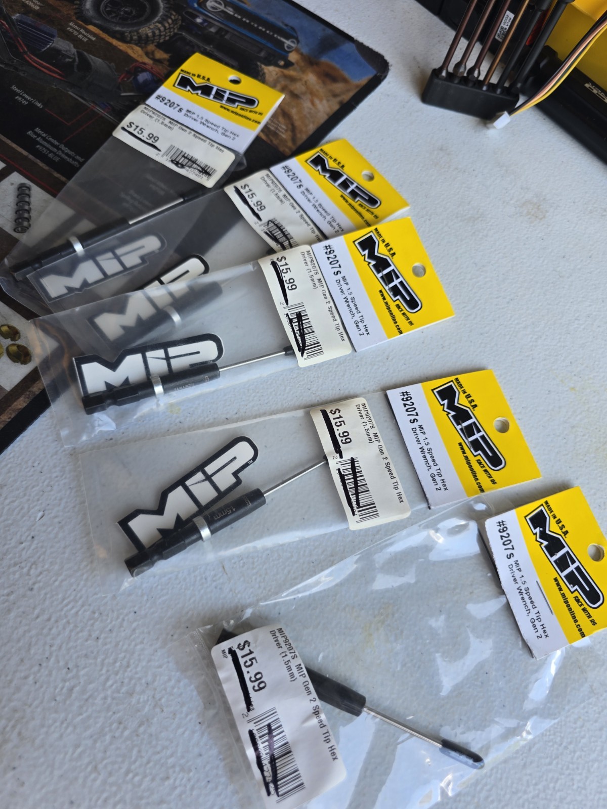 MIP RC Tools.. (1.5mm) Gen 2 Part# 9207S Comes With 5 MIP RC Tools.. (1.5mm) Gen 2 Part# 9207S Comes With 5