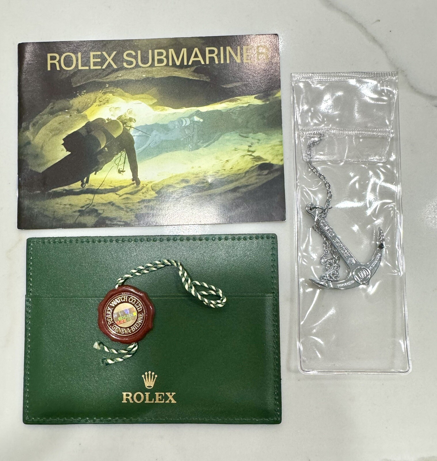 Authentic Rolex Submariner  Booklet Manual SET + Anchor 16610 16613 14060 YR2006