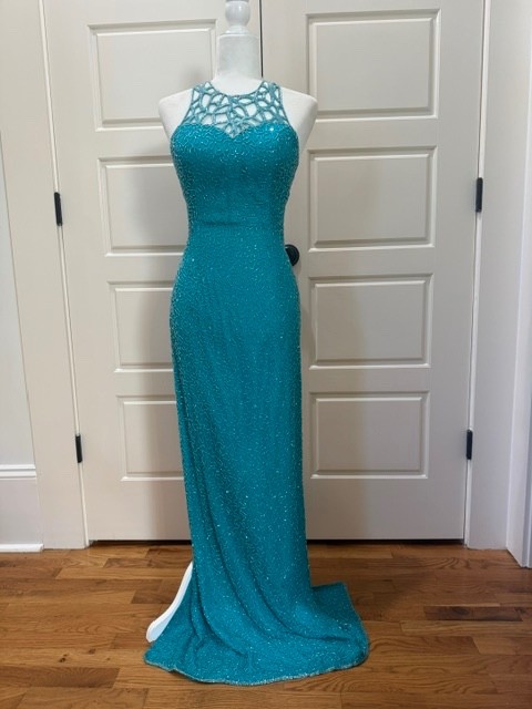 Vintage Scala silk beaded dress Sz: XS