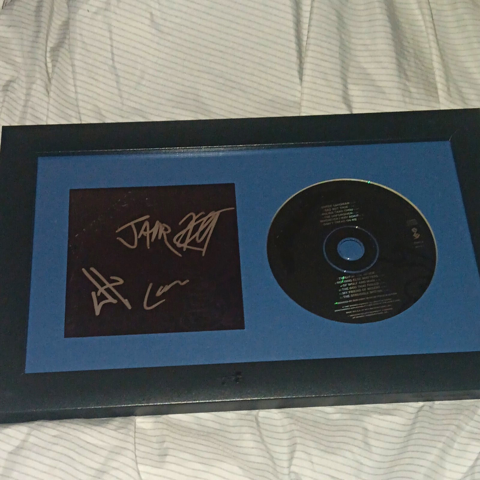 Metallica The Black Album Signed CD COVER  Original Music Autograph MINT