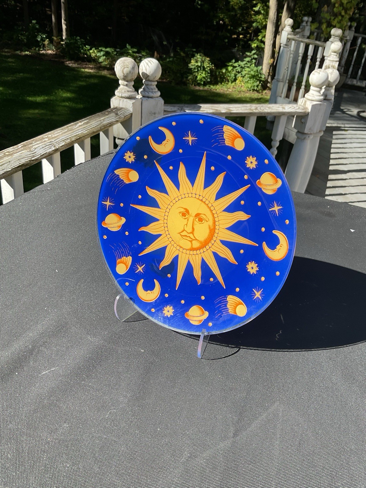 Vintage CELESTIAL Sun Moon Stars Plate Retro 1990’s Vintage CELESTIAL Sun Moon Stars Plate Retro 1990’s