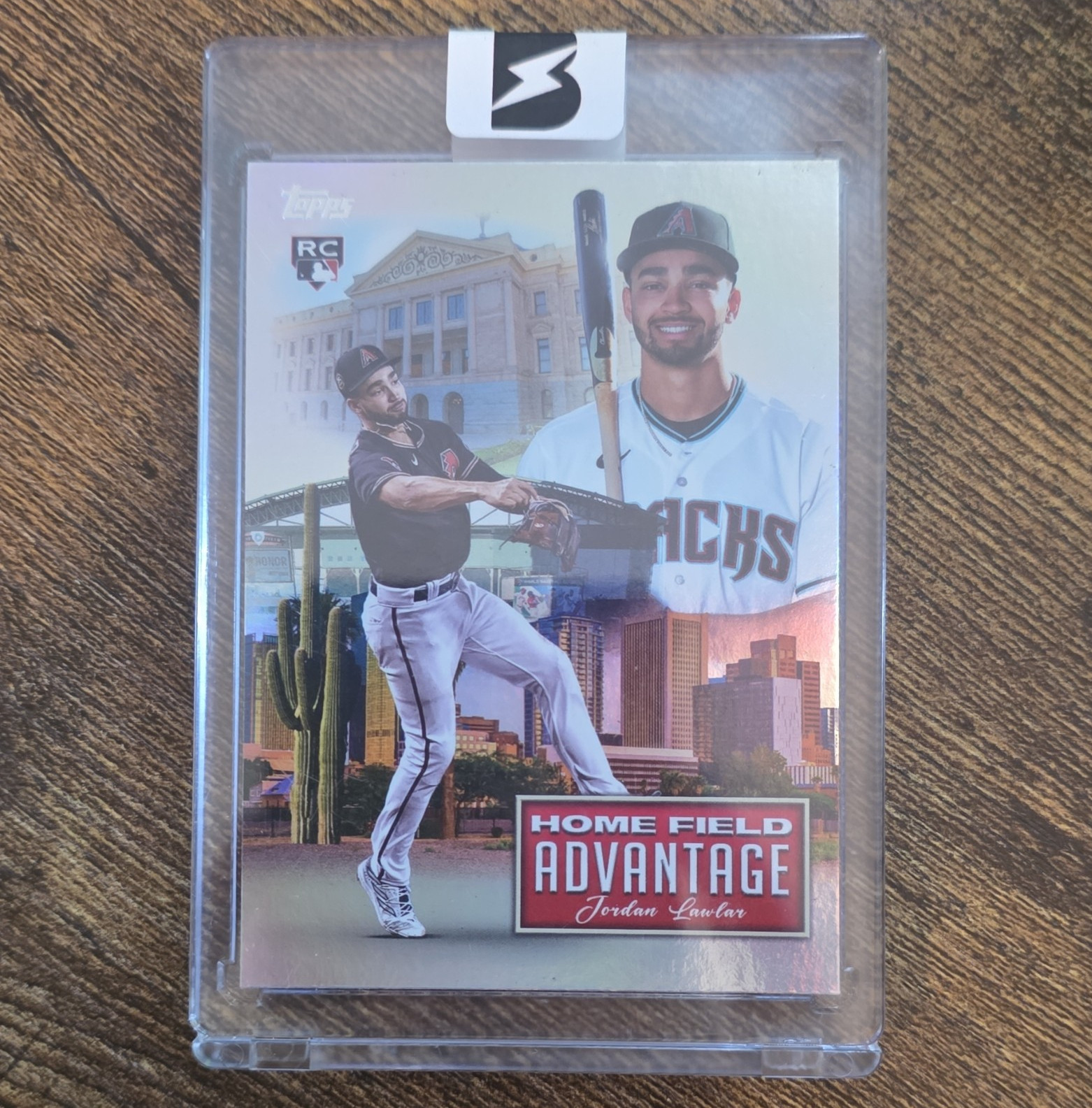 Topps 2024 Series 2 Home Field Advantage Jordan Lawlar RC Dbacks HFA-14