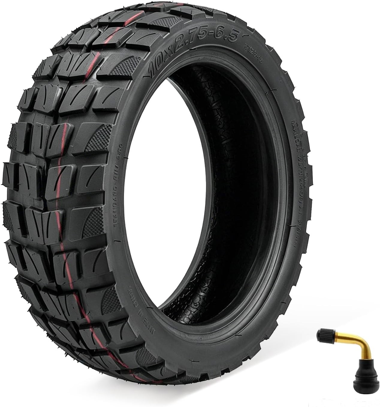 10x2.75-6.5 Scooter Tire Off Road, 10 Inch Scooter Tyres,70/65-6.5 Thickened 10x2.75-6.5 Scooter Tire Off Road, 10 Inch Scooter Tyres,70/65-6.5 Thickened