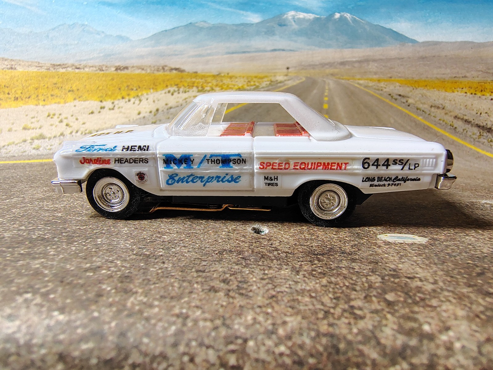 Mickey Thompson(record holder)Dash Custom Hemi Ford Galaxy Dash T-jet Chassis