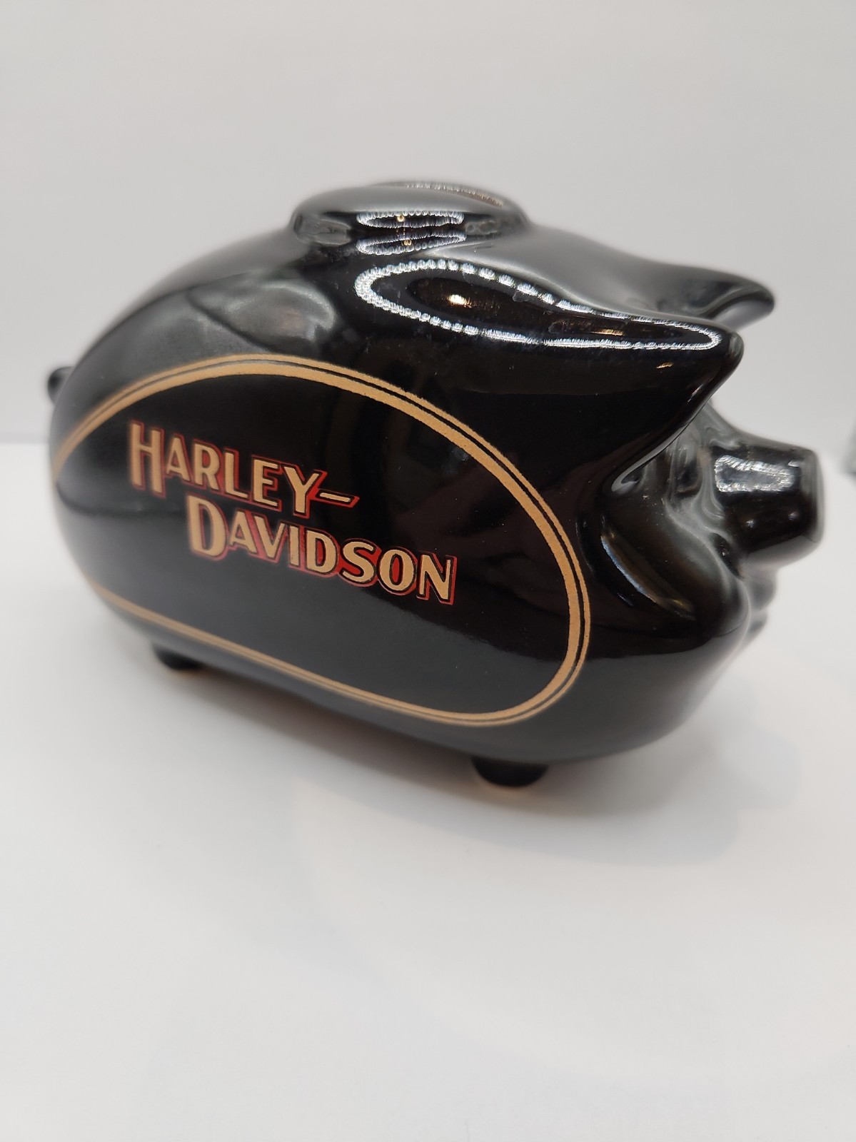 Vintage Harley Davidson Piggy Bank