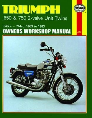 Haynes Triumph 650, 750 Unit Twins Manual M122