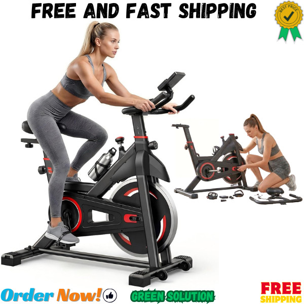 Exercise Bike with APP,Stationary Bikes for Home, Workout Bike for Adults 265lbs