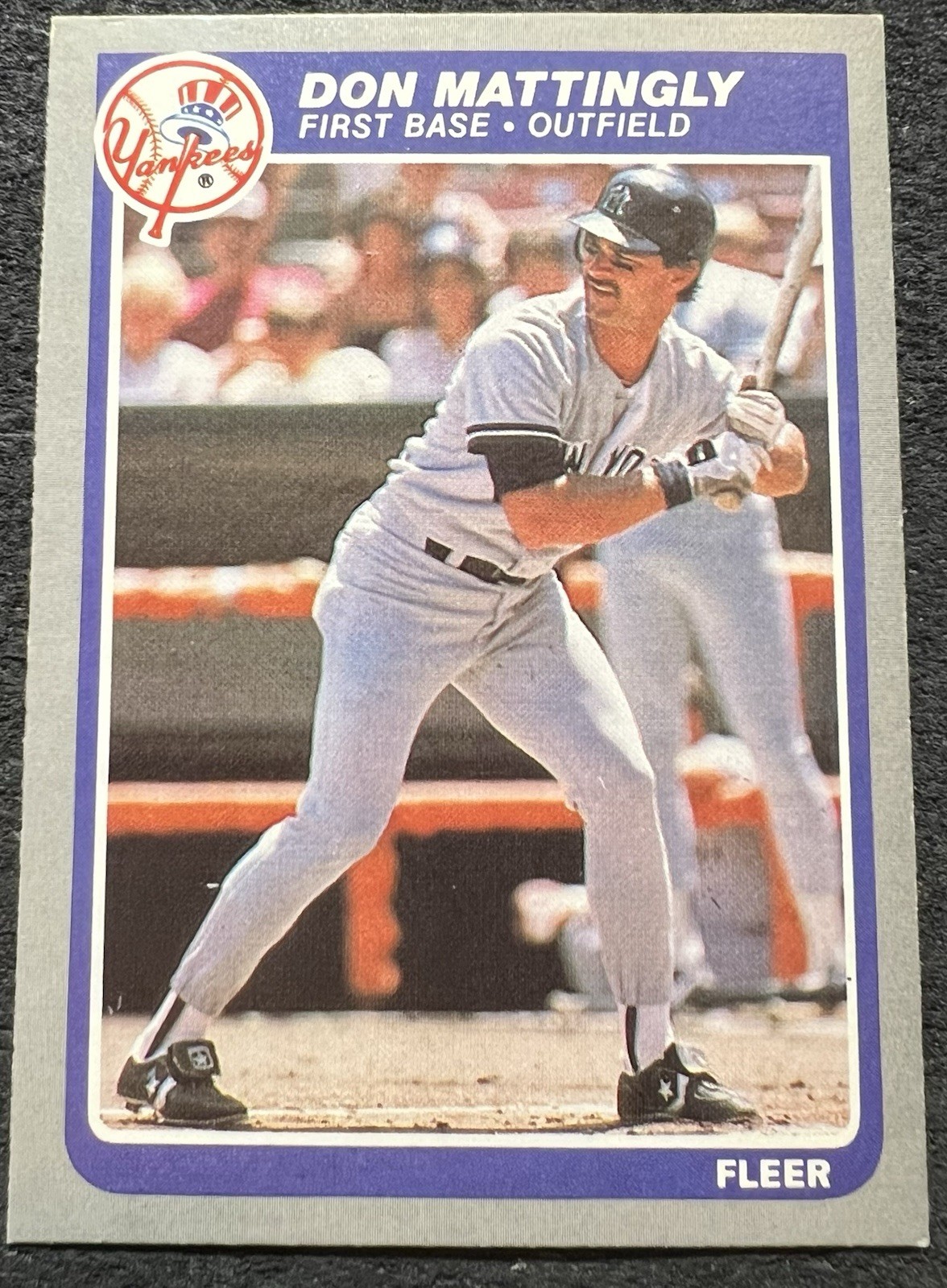 1985 FLEER DON MATTINGLY (NEW YORK YANKEES) #133 EX/NM