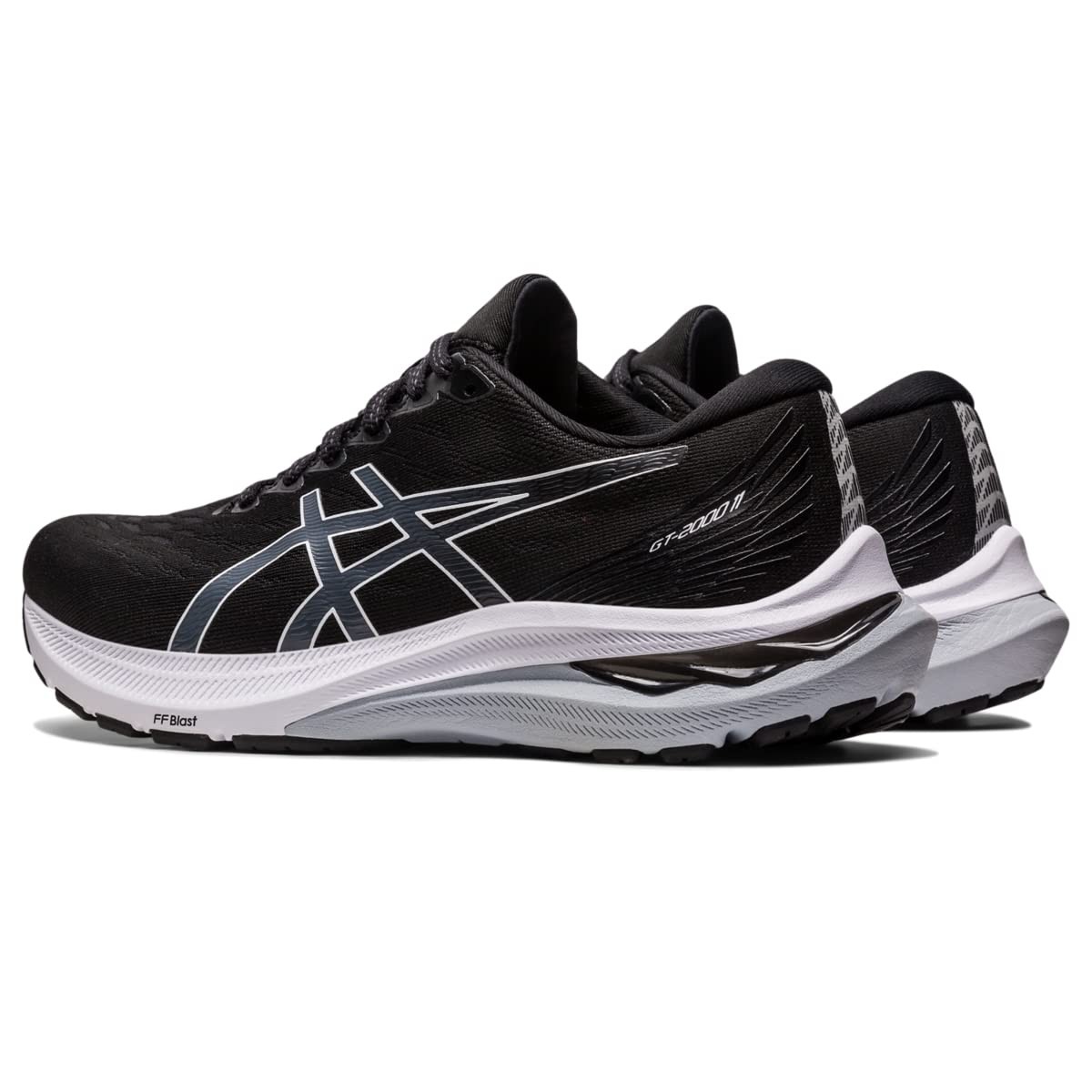 Size 9 - ASICS Women\'s GT-2000 11 Running Shoes Black/White 1012B301-004