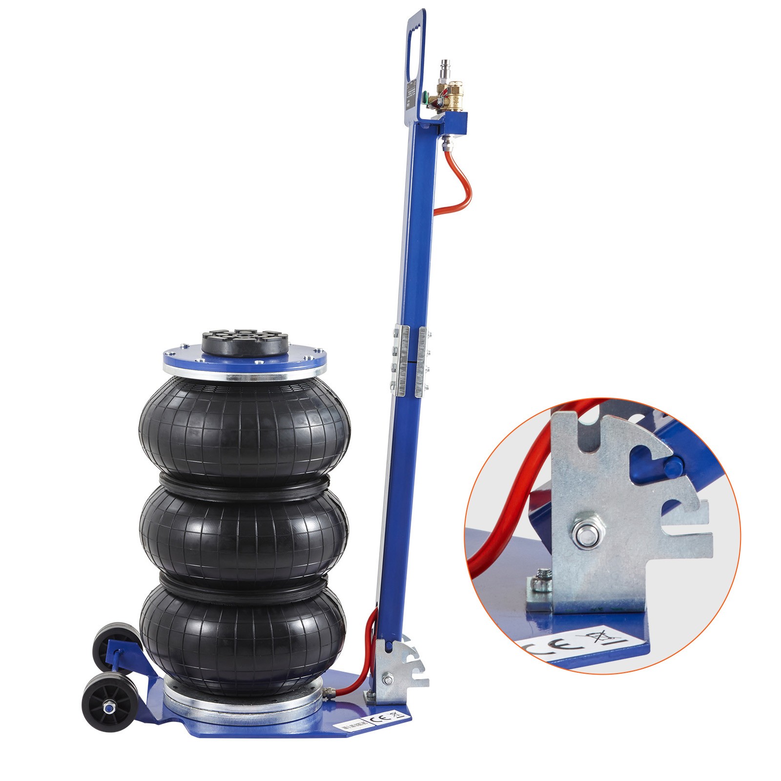 Uimoso Triple Bag Air Jack 3 Ton/6600lb Pneumatic Jack 17.7\