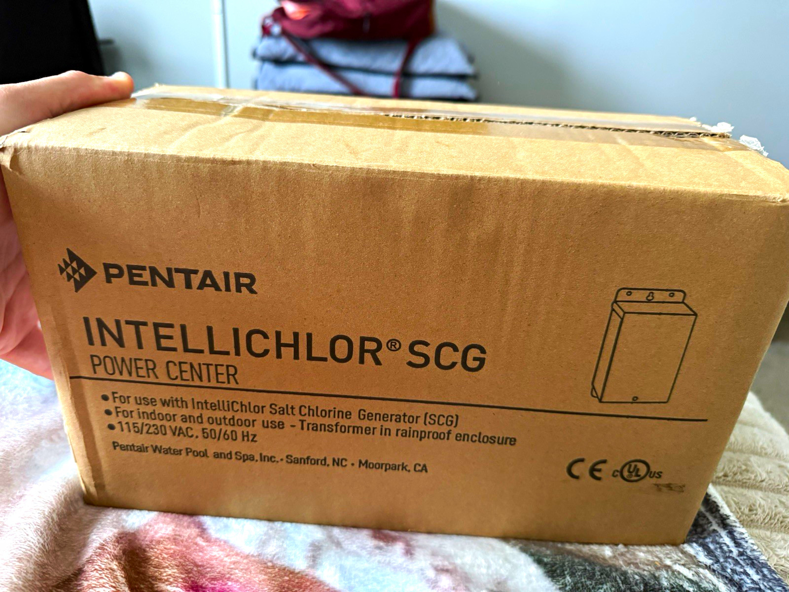 Pentair IntelliChlor SCG Power Center 520556 Beige Metal Indoor/Outdoor