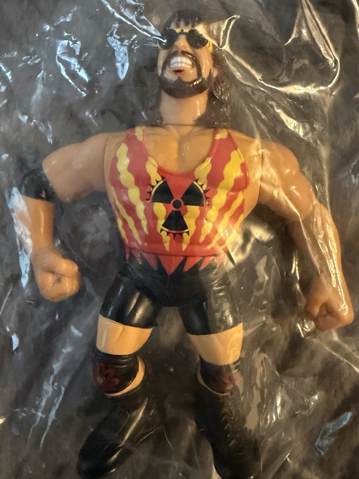 1994 ADAM BOMB WWF Hasbro Green Card Series 11 RARE Vintage Figure wwe