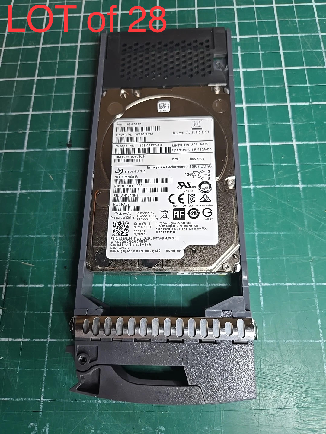 NetApp 900GB X423A-R5 10K SAS 2.5