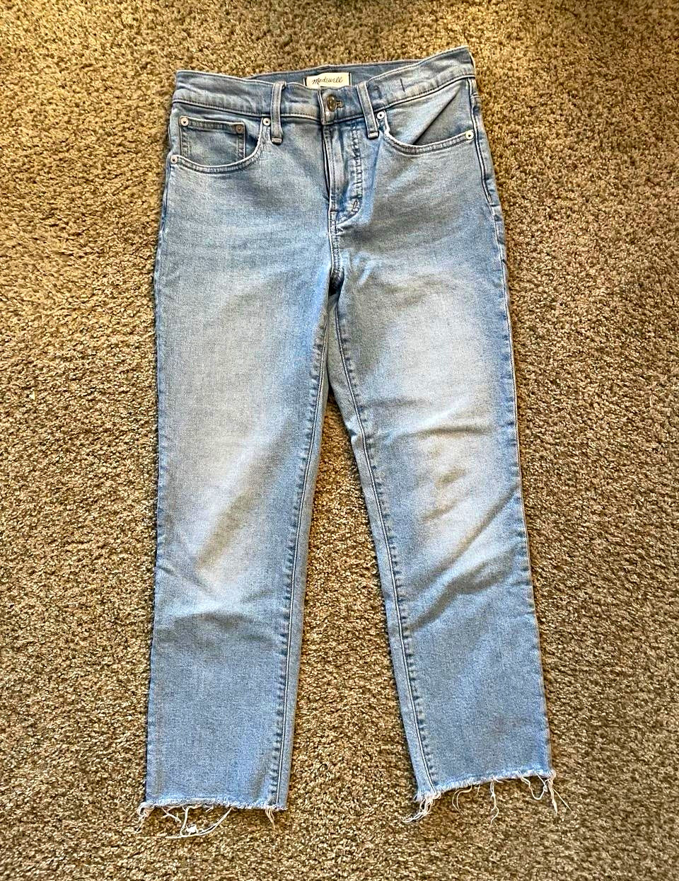 Madewell The Perfect Vintage Jean Women’s Blue Light Straight High Rise 26P Madewell The Perfect Vintage Jean Women’s Blue Light Straight High Rise 26P