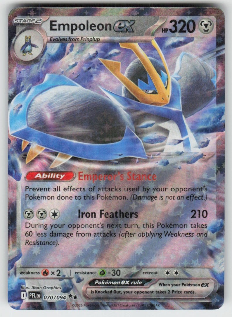 Empoleon ex 070/094 Double Rare ME02: Phantasmal Flames